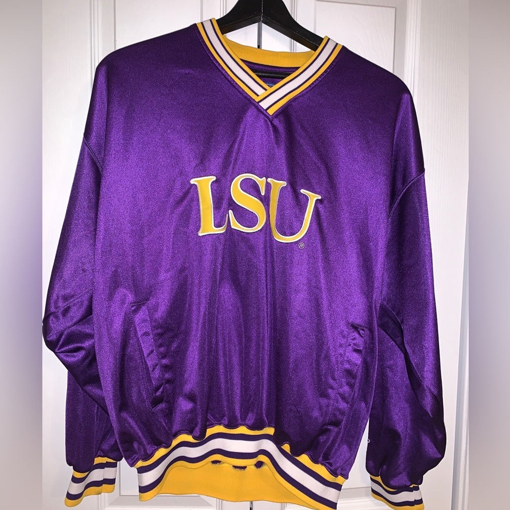 Vintage LSU Tigers Starter V-Neck Pullover Men’s Large